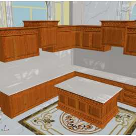 Đá hoa cương bếp rẻ nhất kim thịnh phát thi công mặt bếp