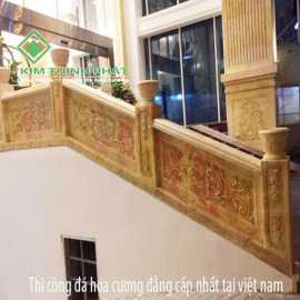 Đá hoa cương con tiện 206 rất nhiều cột đá đẹp nền đá marble