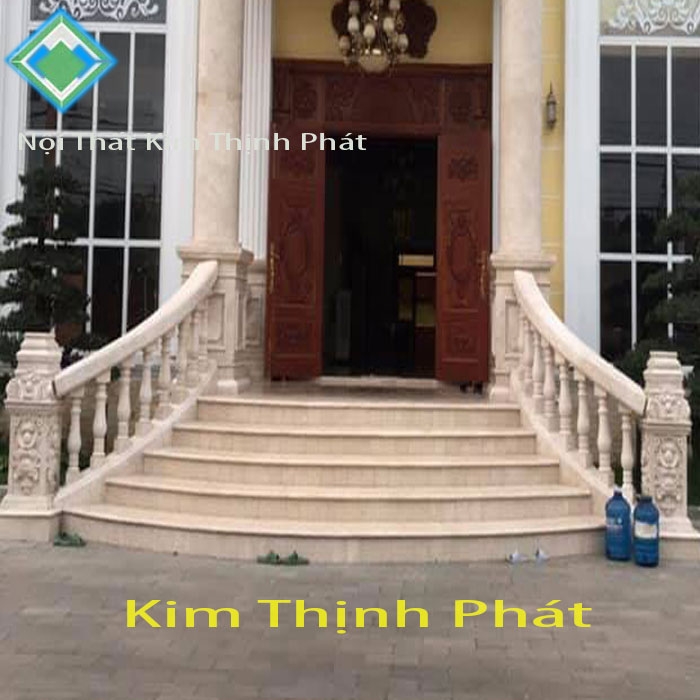 Cầu thang đá đen kim sa giá đá tự nhiên rẻ