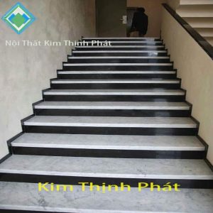 Cầu thang đá đen kim sa f10 giá cầu thang đá tự nhiên