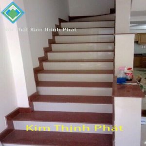 Cầu thang đá hoa cương Lan can đá tự nhiên 221 giá đá marble granite tự nhiên 005