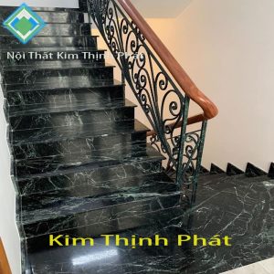 Cầu thang đá tự nhiên Trụ đá hoa cương 009 loại trụ đầu cổng khá đẹp và hằm hố