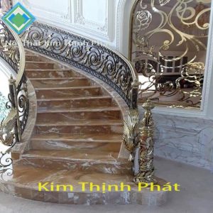 Cầu thang đá tự nhiên với mẫu Đá hoa cương 0410 ốp cột đá là loại đá có xuất xứ từ đất nước Hà Lan