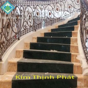 Cầu thang lan can đá hoa cương 12.246 đá granite tự nhiên chiệu lực chiệu nắng mưa