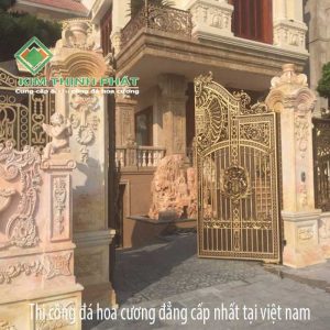 cột đá hoa cương tự nhiên 054