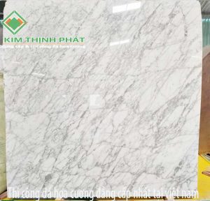 Đá hoa cương và granite marble vàng trắng đen cầu thang 020