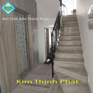 Đá tự nhiên và mẫu Đá hoa cương cầu thang sở hữu độ bền rất cao đá marble