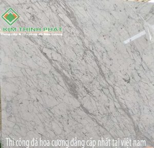 Giá đá hoa cương 011 đá bianco vân mây marble cao cấp đẹp giá cao