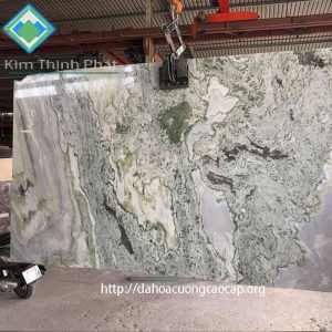 Giá đá hoa cương rẻ 1.48 onyx sơn thủy xanh trắng ốp nội thất đẹp nhất mảng lớn* Bảng giá đá tự nhiên