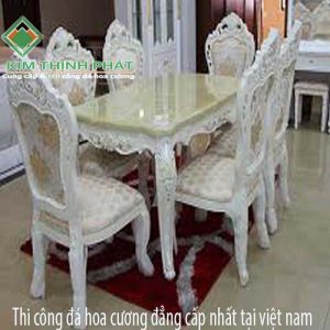 Mặt bàn đá hoa cương cẩm thạch xanh